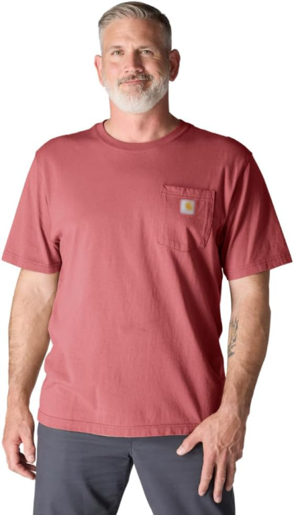 🔥Last Day Promotion!CHT Men's K87 Workwear Loose Fit Heavyweight Short-Sleeve Pocket T-Shirt (Also Available in Big & Tall)
