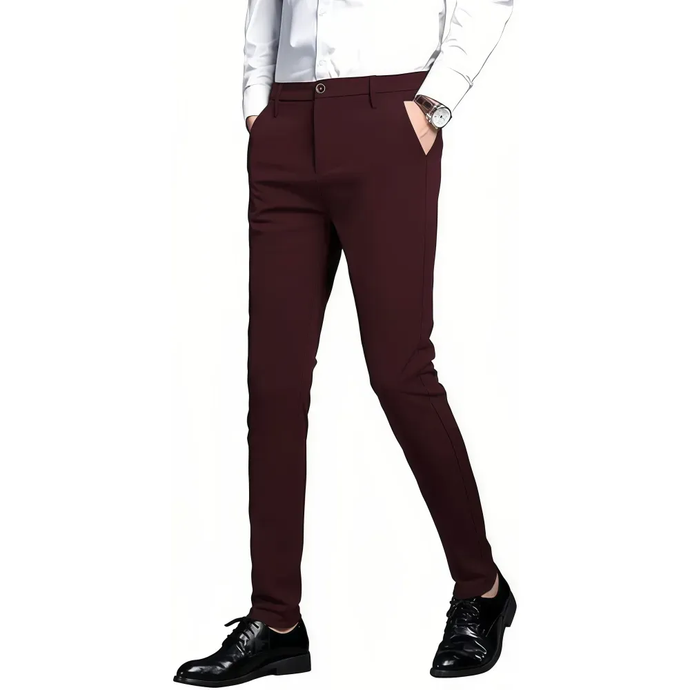 Men's Slim Fit Stretch Dress Pants