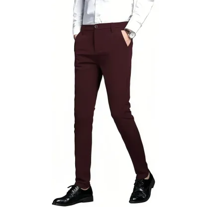 Men's Slim Fit Stretch Dress Pants