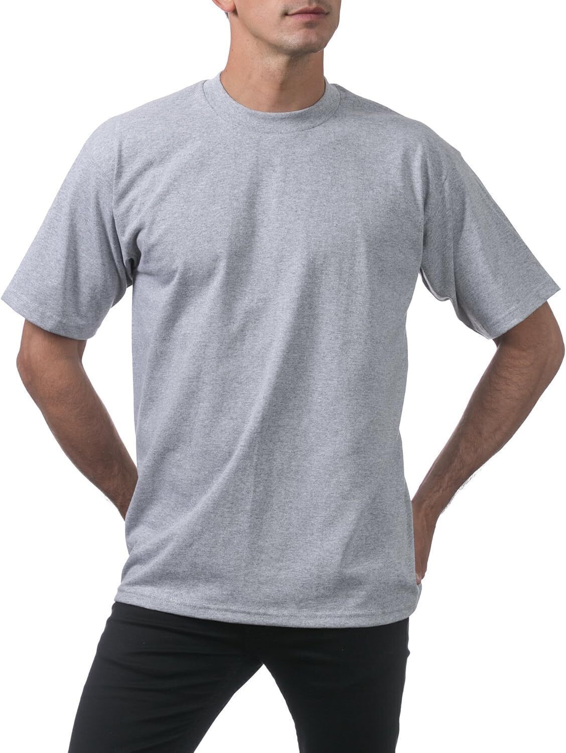 🔥Men's Heavyweight Cotton Short Sleeve Crew Neck T-Shirt