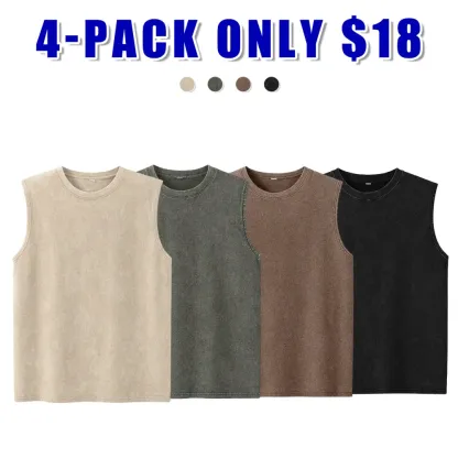 Retro Athletic Heavyweight Pure Cotton T-Shirt & Vest