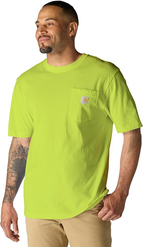 🔥Last Day Promotion!CHT Men's K87 Workwear Loose Fit Heavyweight Short-Sleeve Pocket T-Shirt (Also Available in Big & Tall)