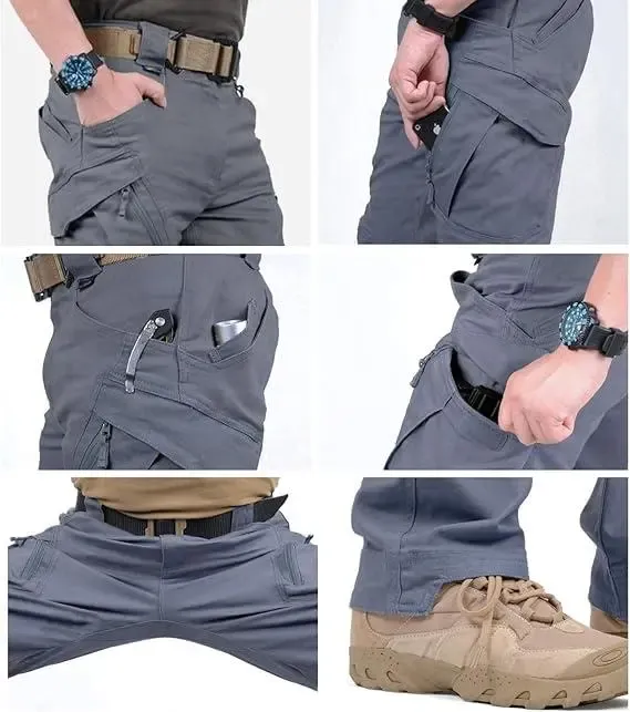 Men's Multi-Pocket  Lightweight Casual Work Pants