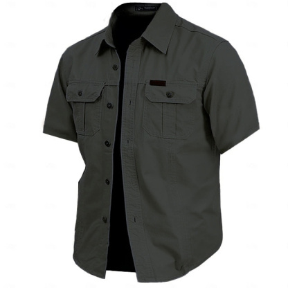 👕 Loupta Workwear Short-Sleeve Shirt Set – Built for Function. Styled for Comfort.