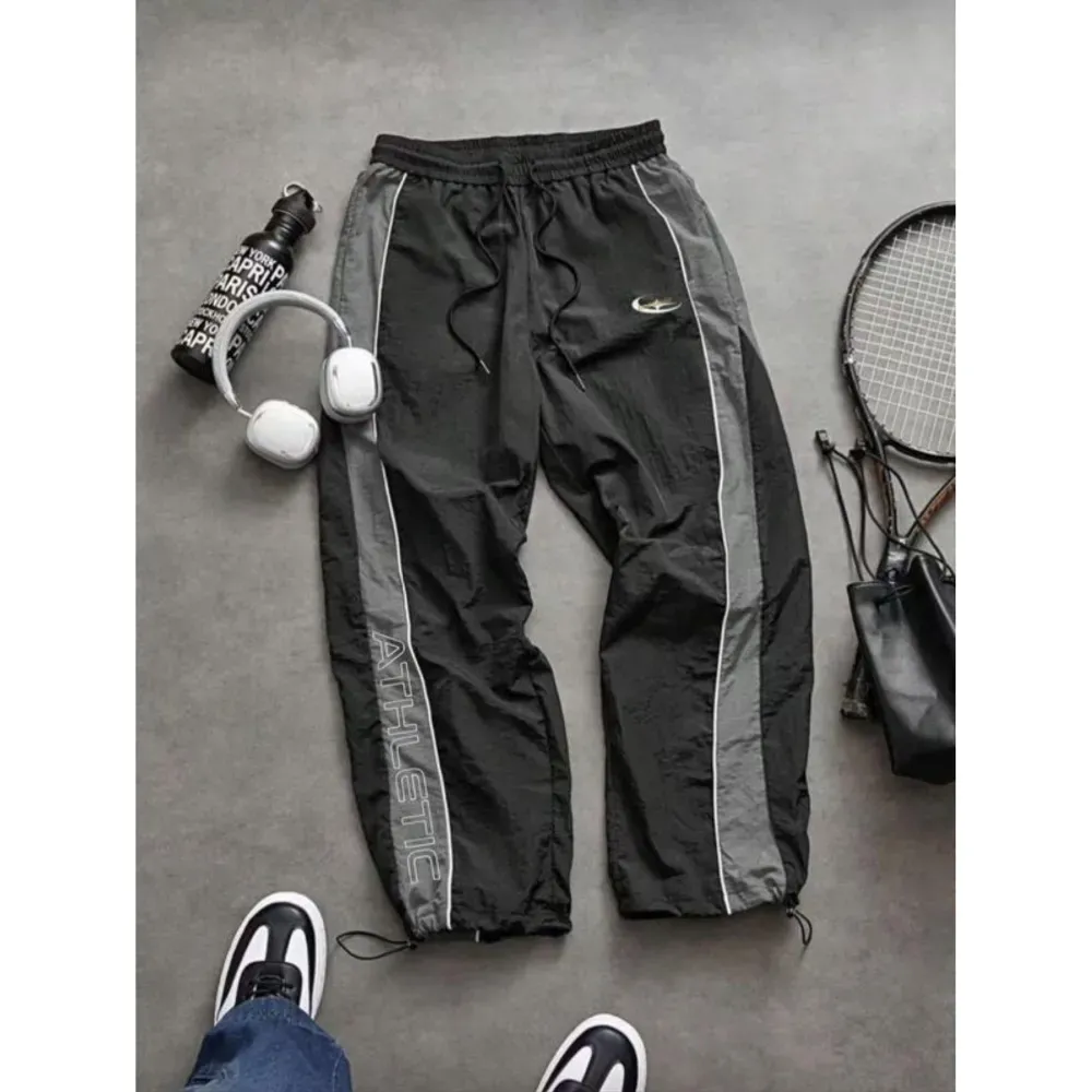 Men's Casual Printed Elastic Cuff Sport Pants