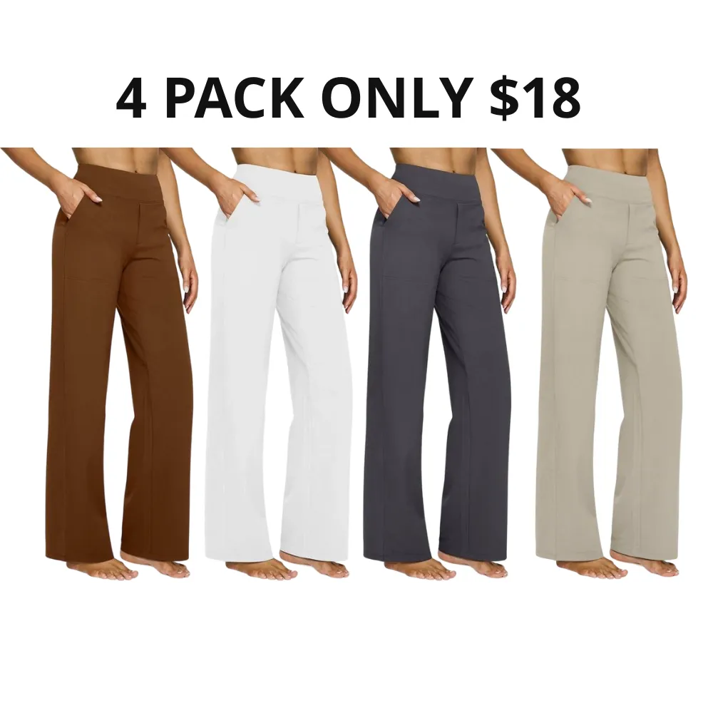 Women Wide Leg Pants with Pockets