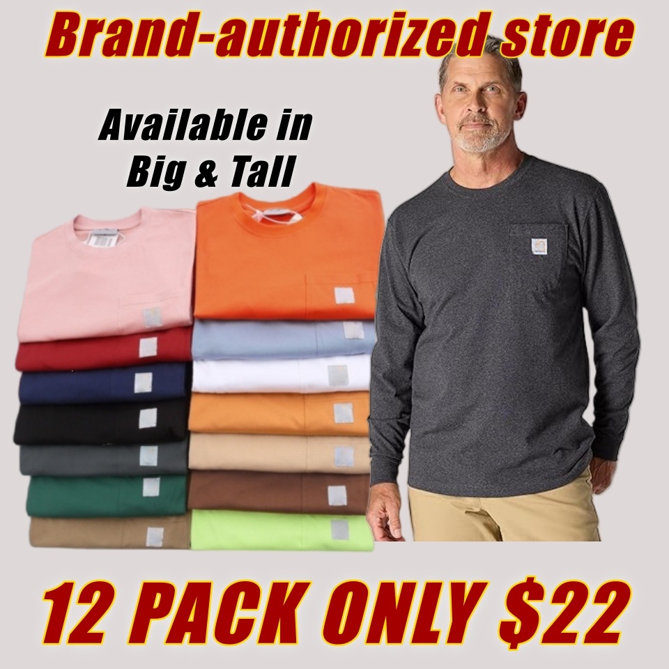 CHT Men's K87&K126 Workwear Loose Fit Heavyweight Short-Sleeve Pocket T-Shirt (Also Available in Regular & Tall)