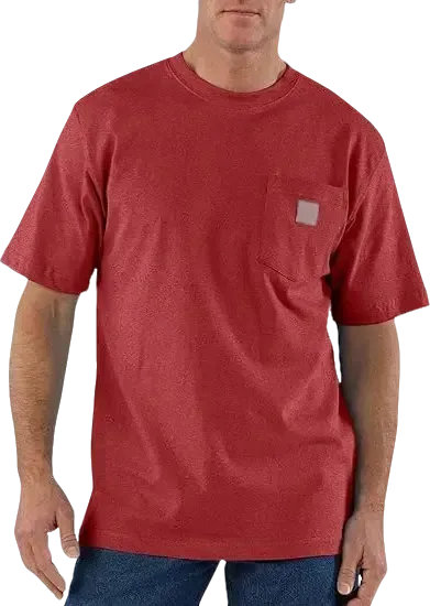 CHT Men's K87&K126 Workwear Loose Fit Heavyweight Short-Sleeve Pocket T-Shirt