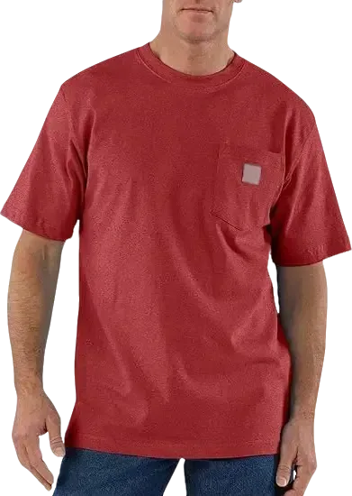 CHT Men's K87&K126 Workwear Loose Fit Heavyweight Short-Sleeve Pocket T-Shirt