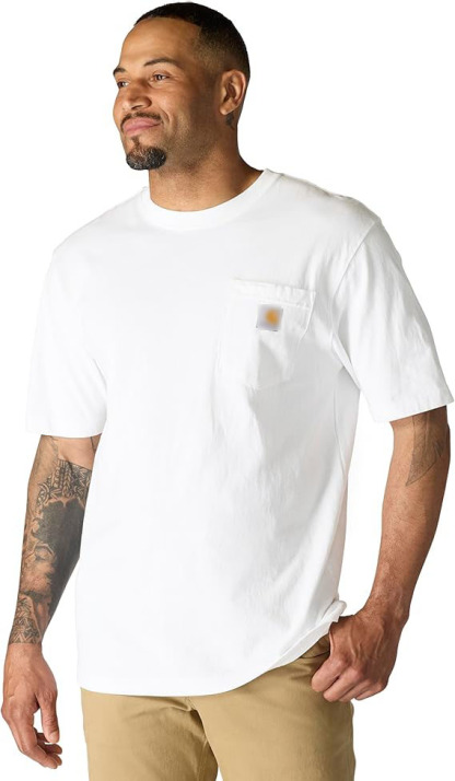 🔥Last Day Promotion!CHT Men's K87 Workwear Loose Fit Heavyweight Short-Sleeve Pocket T-Shirt (Also Available in Big & Tall)