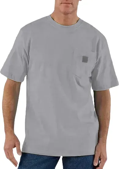 CHT Men's K87&K126 Workwear Loose Fit Heavyweight Short-Sleeve Pocket T-Shirt