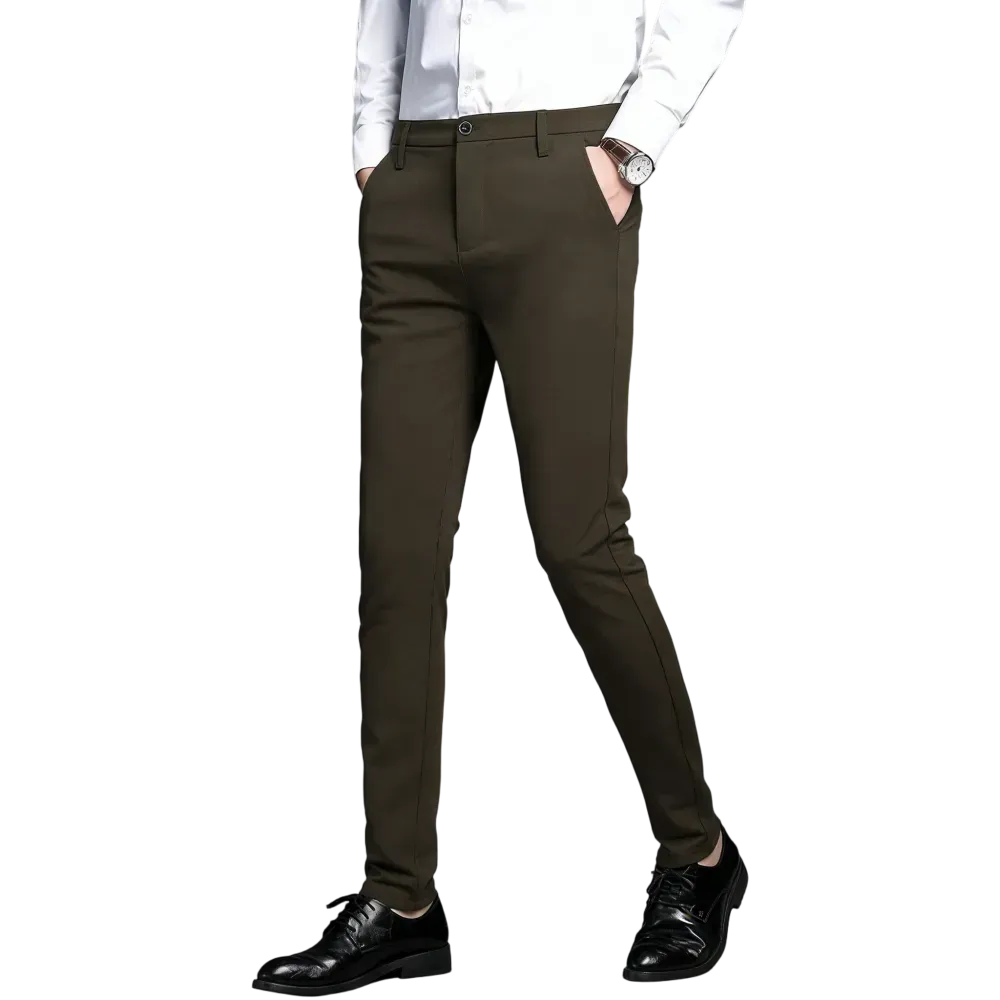 Men's Slim Fit Stretch Dress Pants