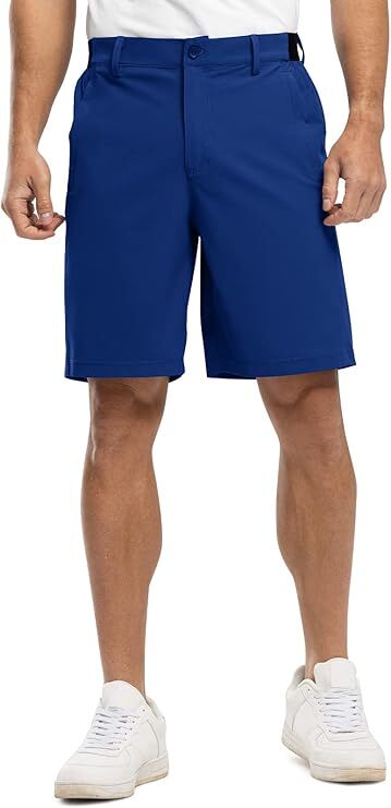 🔥12-Pack All-Colors $24.98-Men's Golf Work Shorts Stretch Waistband Dry Fit