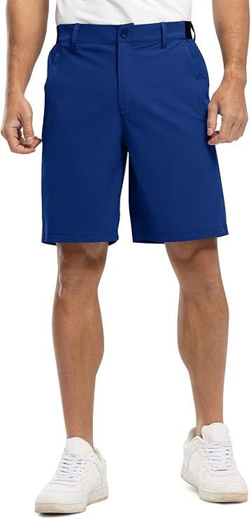 🔥12-Pack All-Colors $24.98-Men's Golf Work Shorts Stretch Waistband Dry Fit