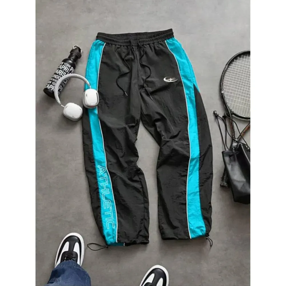Men's Casual Printed Elastic Cuff Sport Pants