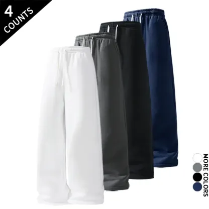 💥Fall New Arrival✈️Men Wide Leg Loose Fit Sweatpants