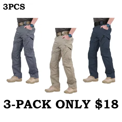 Men's Multi-Pocket  Lightweight Casual Work Pants