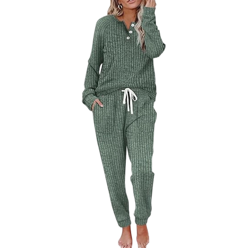 🔥8-pack only $23.88🔥Two Piece Outfits for Women Lounge Sets Button Down