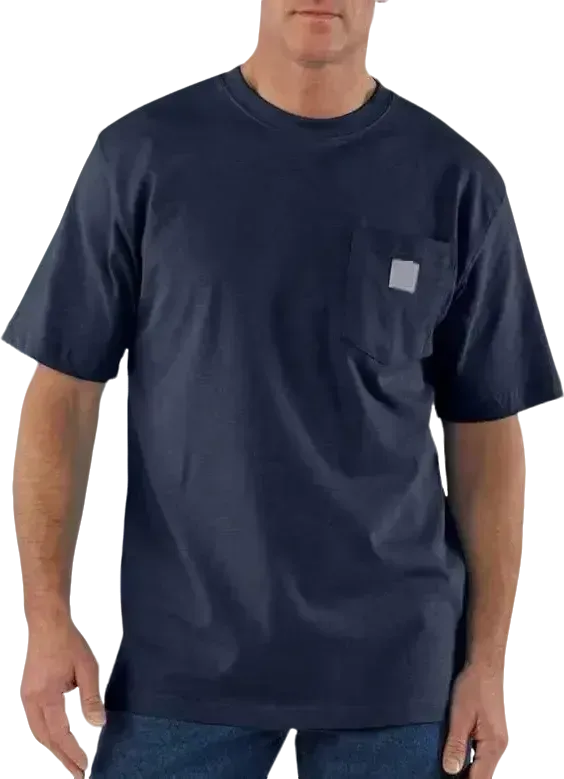 CHT Men's K87&K126 Workwear Loose Fit Heavyweight Short-Sleeve Pocket T-Shirt