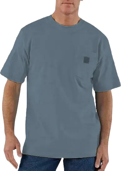 CHT Men's K87&K126 Workwear Loose Fit Heavyweight Short-Sleeve Pocket T-Shirt