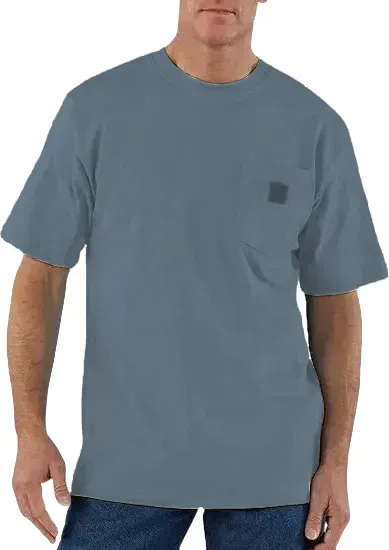 CHT Men's K87&K126 Workwear Loose Fit Heavyweight Short-Sleeve Pocket T-Shirt