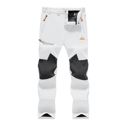 Men's Winter Pants Fleece Lined Ski Snow Pants Water Resistant 4 Zip Pockets Outdoor Pants