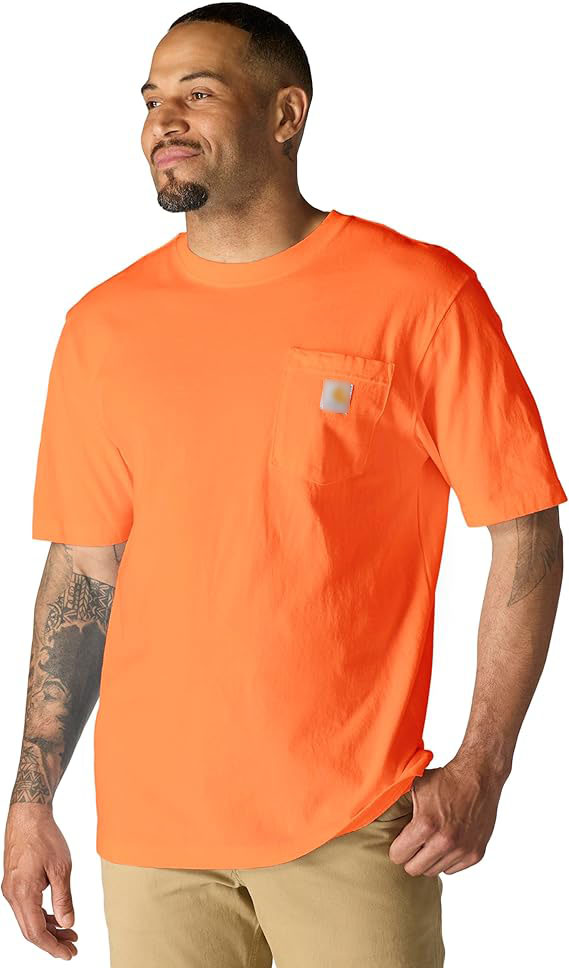 🔥Last Day Promotion!CHT Men's K87 Workwear Loose Fit Heavyweight Short-Sleeve Pocket T-Shirt (Also Available in Big & Tall)