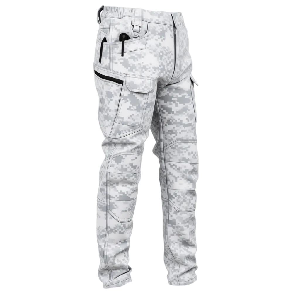 Men's Windproof Fleece-Lined Tactical Pants