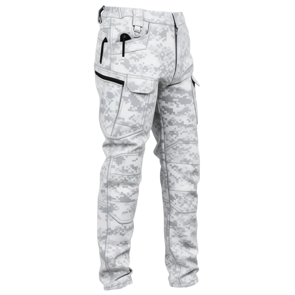 Men's Windproof Fleece-Lined Tactical Pants