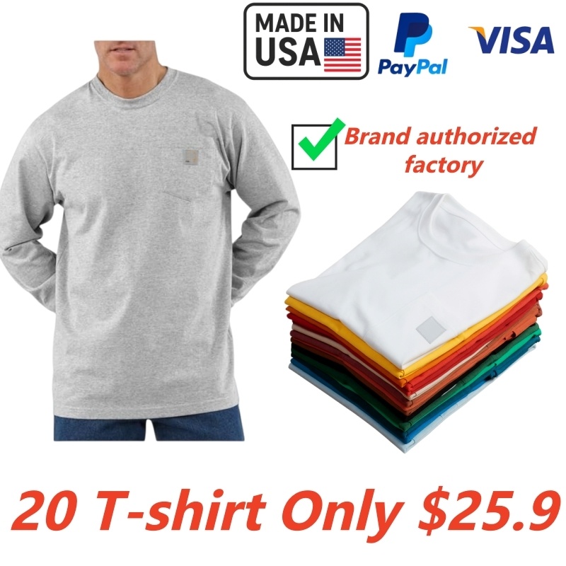 CHT Men's K87&K126 Workwear Loose Fit Heavyweight Short-Sleeve Pocket T-Shirt (Also Available in Regular & Tall)