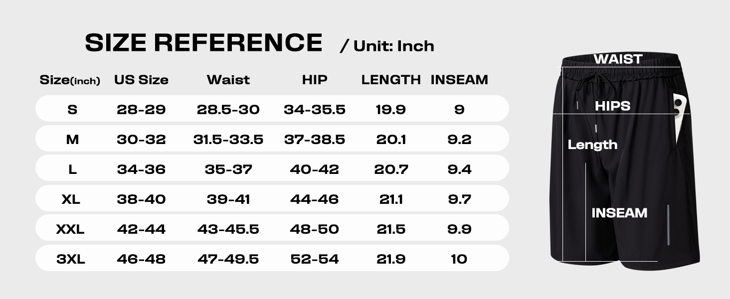 mens athletic shorts