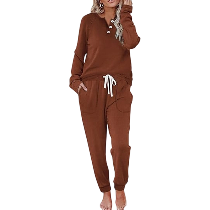 🔥8-pack only $23.88🔥Two Piece Outfits for Women Lounge Sets Button Down