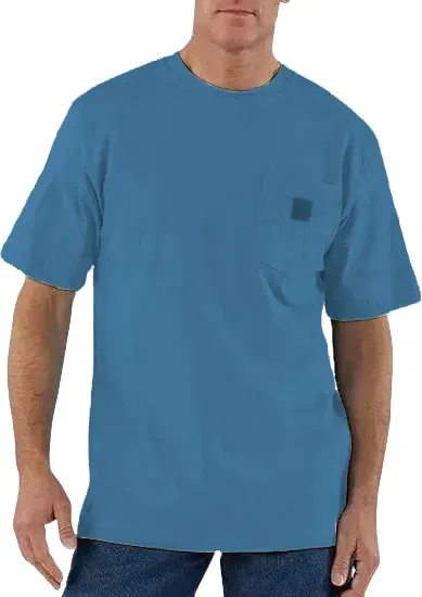 CHT Men's K87&K126 Workwear Loose Fit Heavyweight Short-Sleeve Pocket T-Shirt