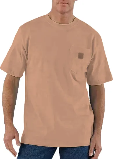 CHT Men's K87&K126 Workwear Loose Fit Heavyweight Short-Sleeve Pocket T-Shirt