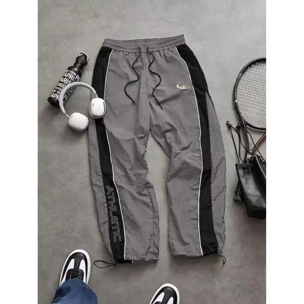 Men's Casual Printed Elastic Cuff Sport Pants