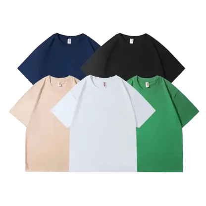100% cotton Men's Slim Fit Crew Neck Casual T-Shirts