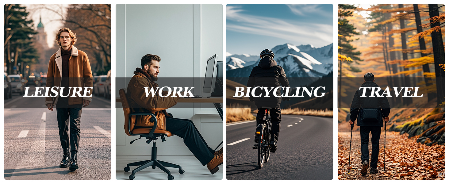 Mens Thick Thermal Coat