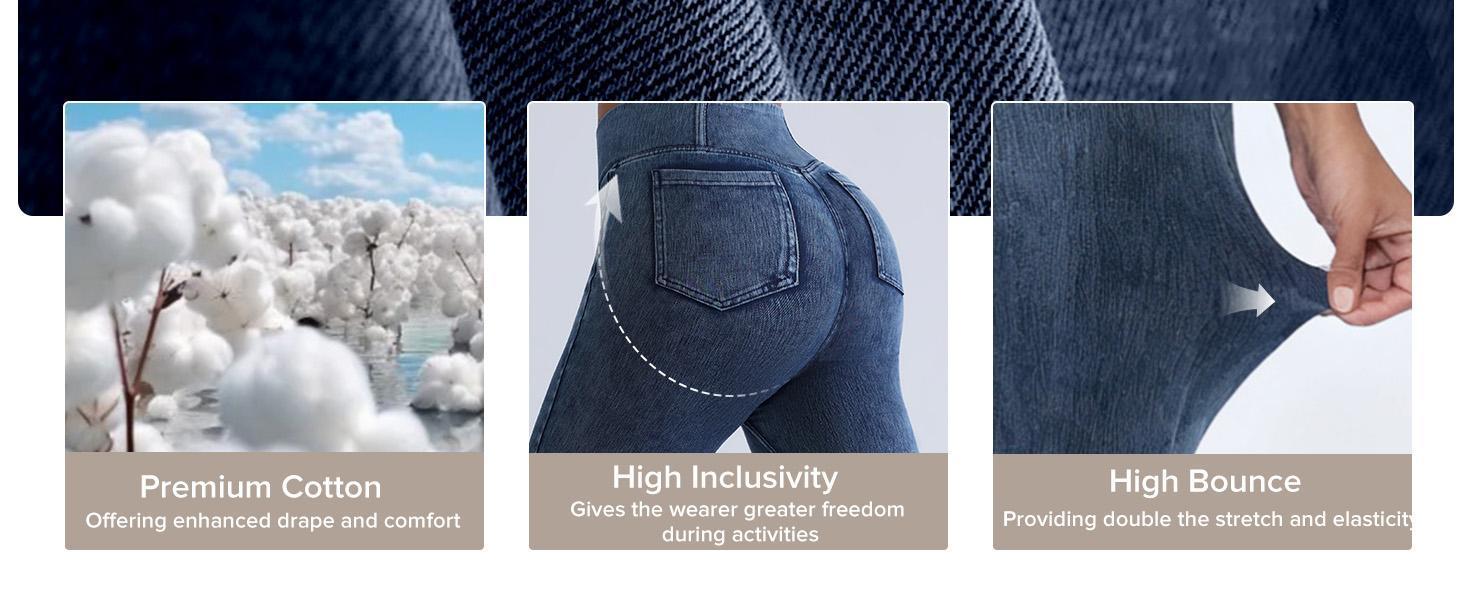 BRXL High Waisted Stretchy Crossover Denim Jeans for Women Flare Jeggings Bootcut Denim with Pockets Trendy & Flattering #Streetwear #outdoorfun #tiktokshopspringglowup #tiktokshopfashion-1