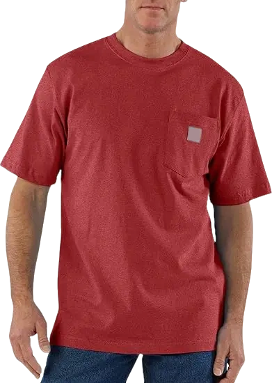 CHT Men's K87&K126 Workwear Loose Fit Heavyweight Short-Sleeve Pocket T-Shirt (Also Available in Regular & Tall)