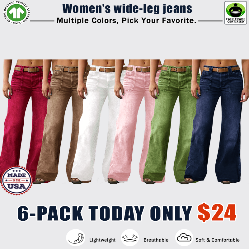 ⚡- Women's Loose Straight Leg Denim Jeans