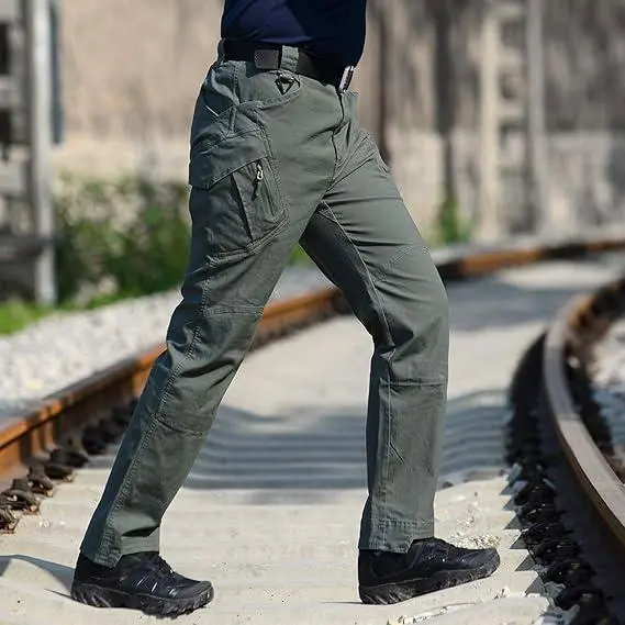 Men's Multi-Pocket  Lightweight Casual Work Pants