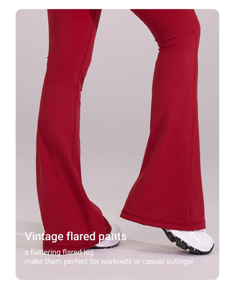 YEOREO CoreFlex Women's Workout Flare Leggings with Pockets Hidden Scrunch High Waisted Cargo Gym Yoga No Front Seam Leggings Flared Joggers Fitness Outfit Camouflage Sports Pants 75% Nylon 25% Spandex