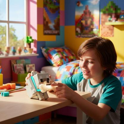 Pixel Wolf LED Night Light 