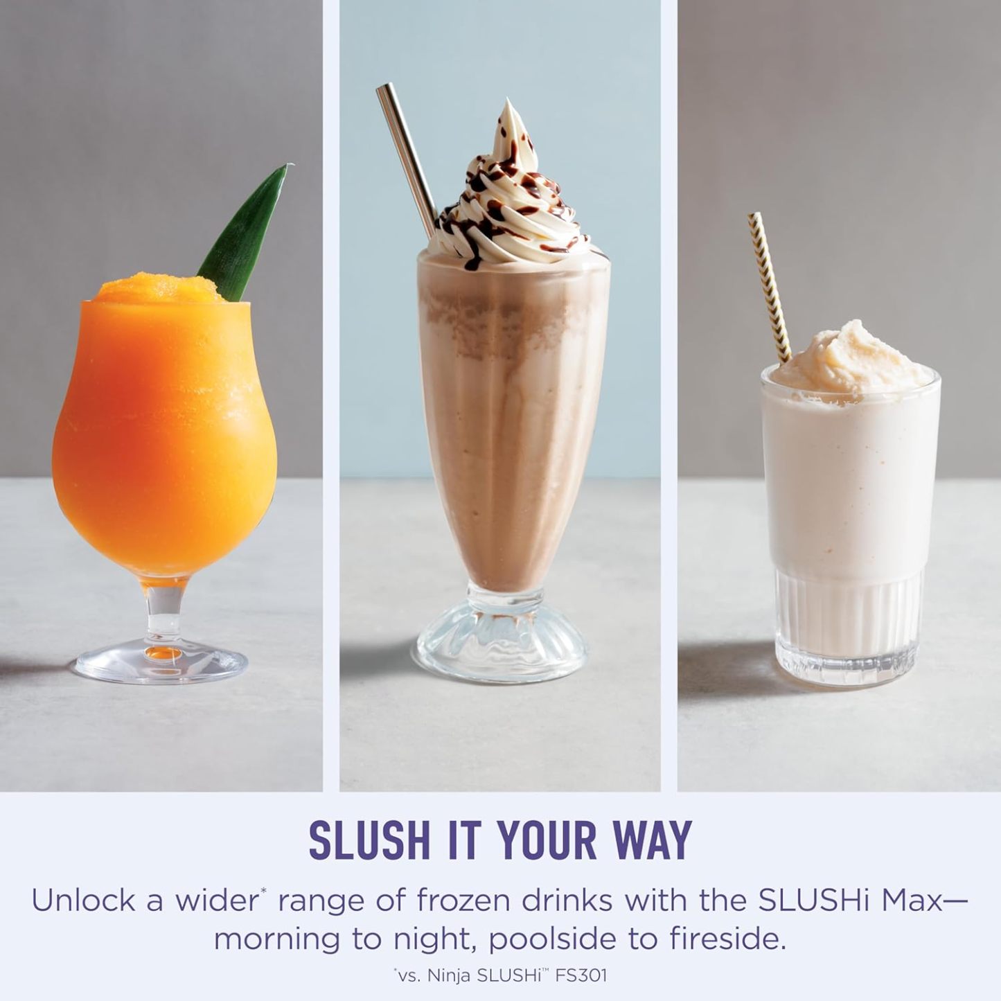 Ninja SLUSHi Max | XXL Smart Frozen Drink Maker | Exclusive Smart Technology | Party-Sized 150oz Capacity | No Ice Needed | 6 Programs | Perfect Temp & Texture up to 12 hours | Peach | FS605