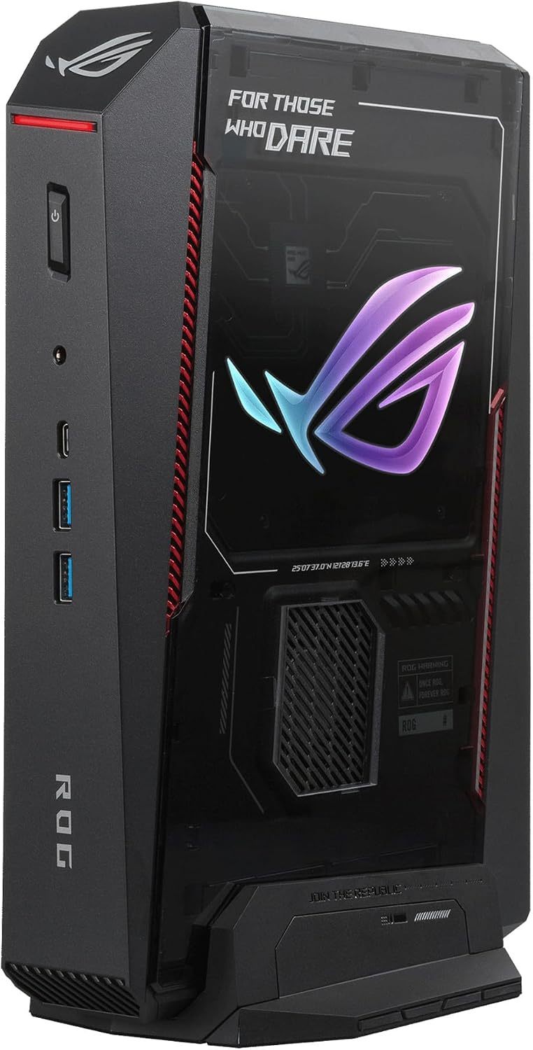 ROG NUC Gaming Mini PC with Intel® Core™ Ultra 9 (Series 2) ARL-HX CPU, NVIDIA® GeForce RTX™ 5070 MobileGPU, 32GB DDR5 RAM, 1TB NVMe SSD, Thunderbolt™ 4, Triple-Fan Cooling, and ARGB Lighting