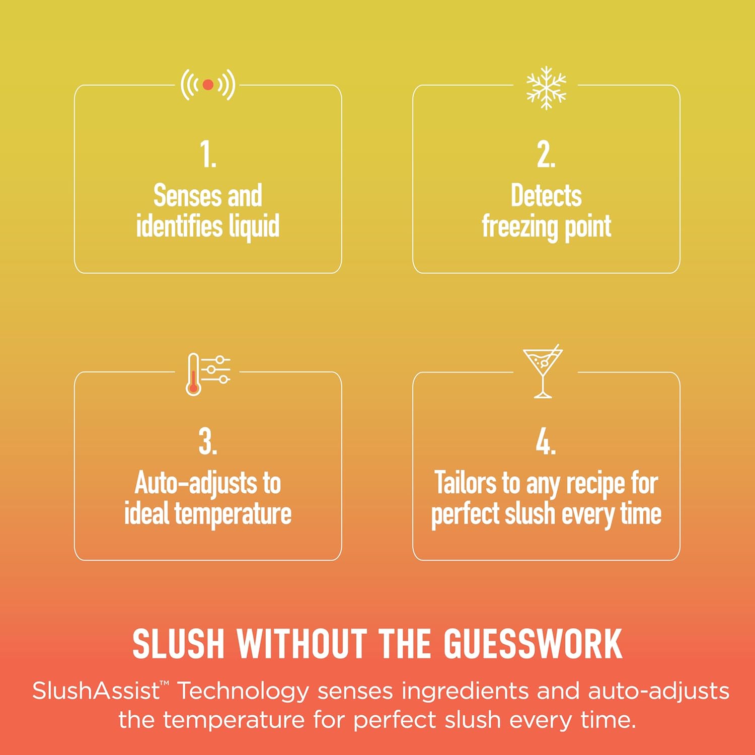 Ninja SLUSHi Max | XXL Smart Frozen Drink Maker | Exclusive Smart Technology | Party-Sized 150oz Capacity | No Ice Needed | 6 Programs | Perfect Temp & Texture up to 12 hours | Peach | FS605