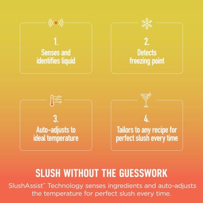 Ninja SLUSHi Max | XXL Smart Frozen Drink Maker | Exclusive Smart Technology | Party-Sized 150oz Capacity | No Ice Needed | 6 Programs | Perfect Temp & Texture up to 12 hours | Peach | FS605