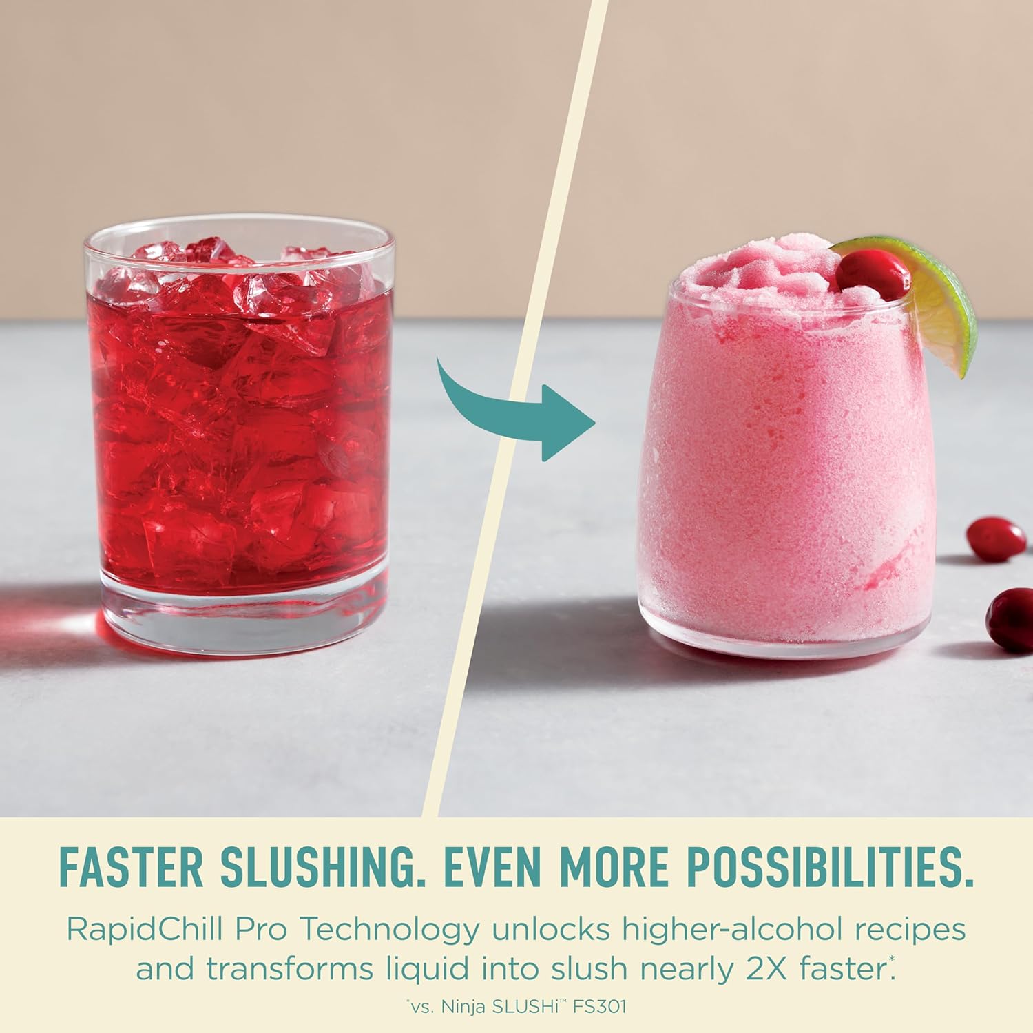 Ninja SLUSHi Max | XXL Smart Frozen Drink Maker | Exclusive Smart Technology | Party-Sized 150oz Capacity | No Ice Needed | 6 Programs | Perfect Temp & Texture up to 12 hours | Peach | FS605