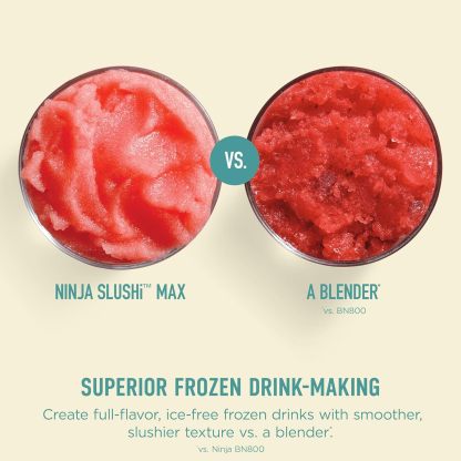 Ninja SLUSHi Max | XXL Smart Frozen Drink Maker | Exclusive Smart Technology | Party-Sized 150oz Capacity | No Ice Needed | 6 Programs | Perfect Temp & Texture up to 12 hours | Peach | FS605