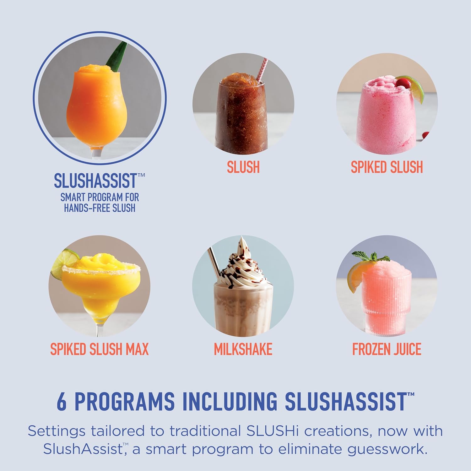Ninja SLUSHi Max | XXL Smart Frozen Drink Maker | Exclusive Smart Technology | Party-Sized 150oz Capacity | No Ice Needed | 6 Programs | Perfect Temp & Texture up to 12 hours | Peach | FS605